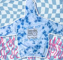 Load image into Gallery viewer, DYED In Tune With The Universe - Blue Hoodie