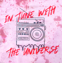 Load image into Gallery viewer, DYED In Tune With The Universe - Pink Hoodie