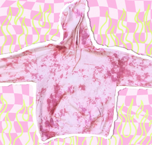 Load image into Gallery viewer, DYED In Tune With The Universe - Pink Hoodie