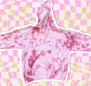 DYED In Tune With The Universe - Pink Hoodie