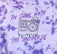 Load image into Gallery viewer, DYED In Tune With The Universe - Purple Hoodie