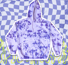 Load image into Gallery viewer, DYED In Tune With The Universe - Purple Hoodie