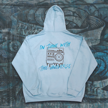 Load image into Gallery viewer, In Tune With The Universe - Blue Hoodie