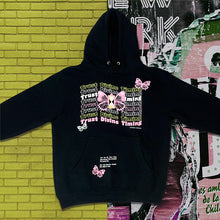 Load image into Gallery viewer, Trust Divine Timing Black Hoodie