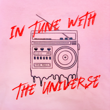 Load image into Gallery viewer, In Tune With The Universe - Pink Hoodie