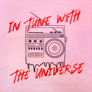 In Tune With The Universe - Pink Hoodie