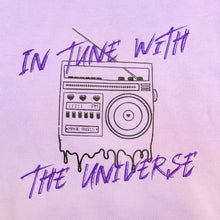 Load image into Gallery viewer, In Tune With The Universe - Purple Hoodie